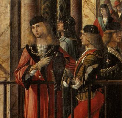 In the late 15th Century, showing your chemise became fashionable for men as well.