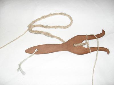 Lucet tool and cord (image courtesy of Wikipedia)